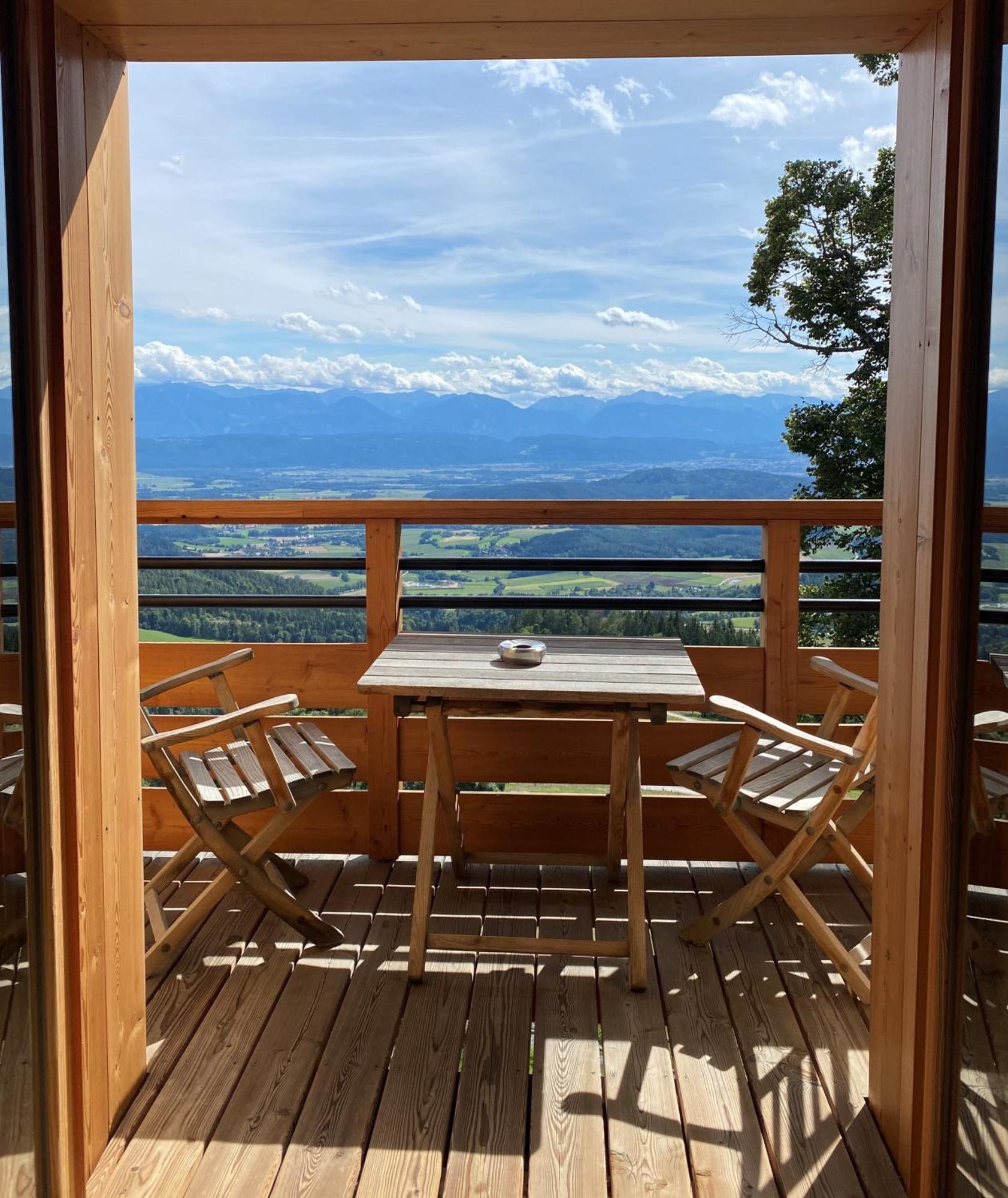 Gipfelhaus Magdalensberg Hotell Sankt Veit an der Glan Exteriör bild